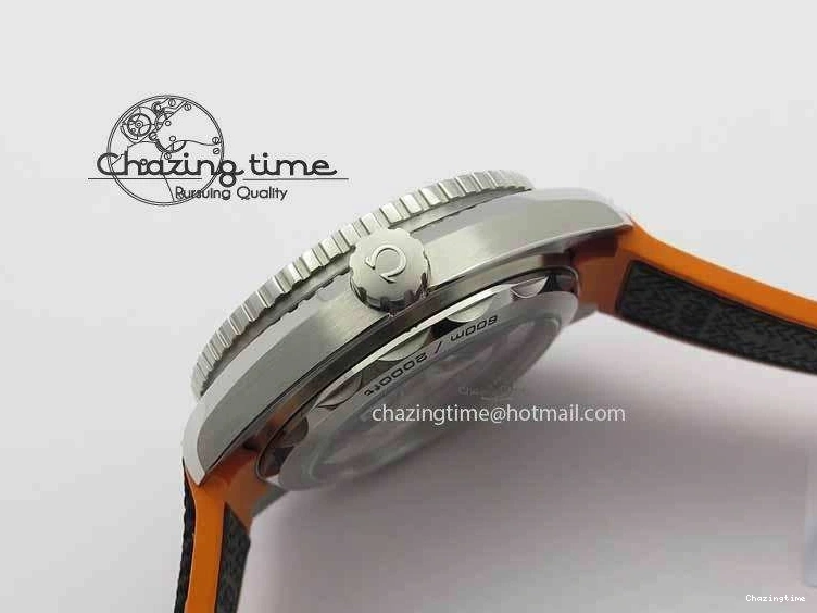 0411 UrbanStyle Planet Ocean 2016 43.5mm SS OM 1:1 Best Edition Gray Dial On Black Nylon Strap A 8168